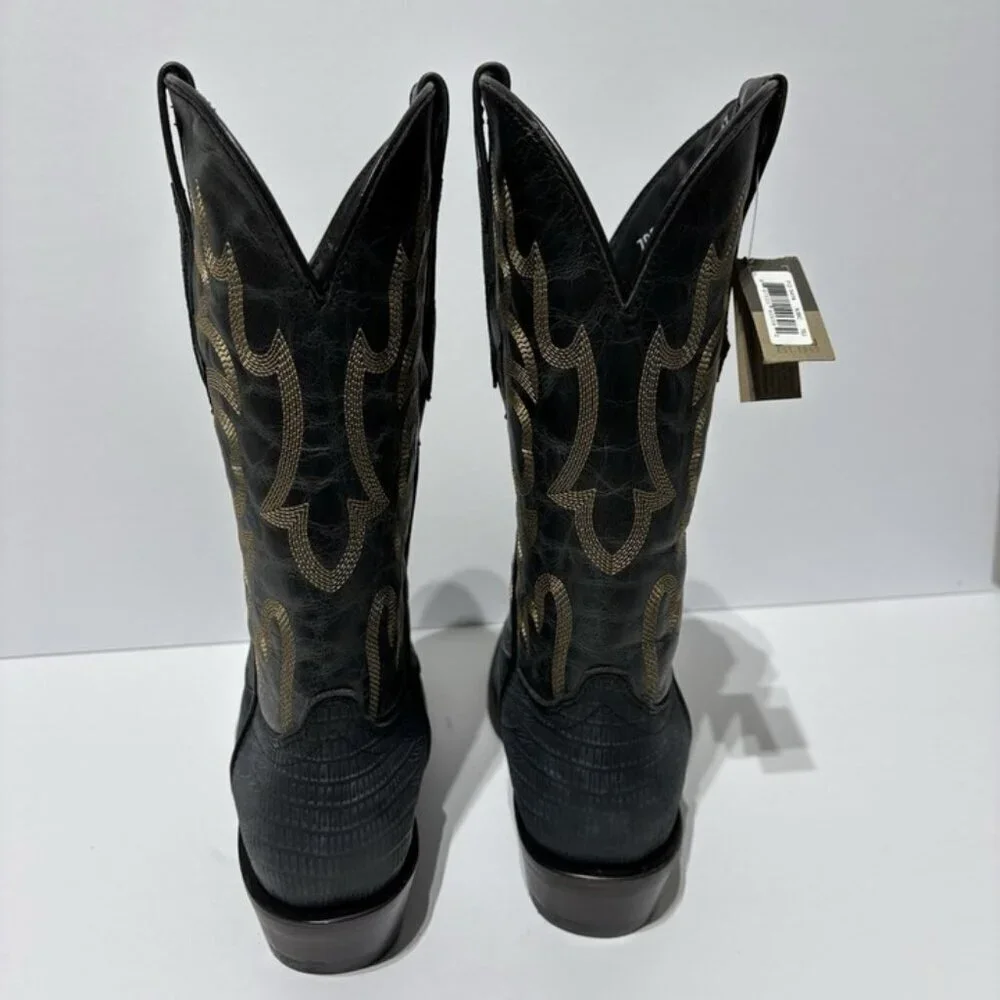 Dingo Men’s The Duke Navy Leather Western Boots, Size 7 D